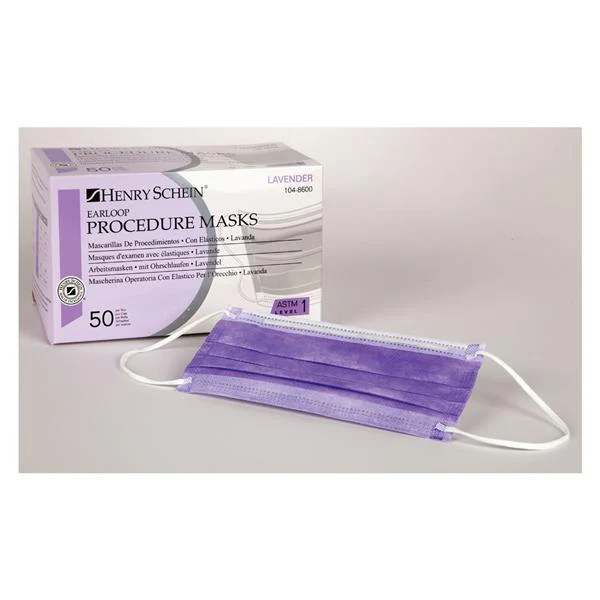 Criterion Mask ASTM Level 1 Lavender Sz Disp Latex-Free 50/Box, 6 BX/CA 1048600