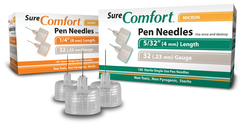 PEN NEEDLES 32G x 1/4 (6mm) 100 ct Allison Medical