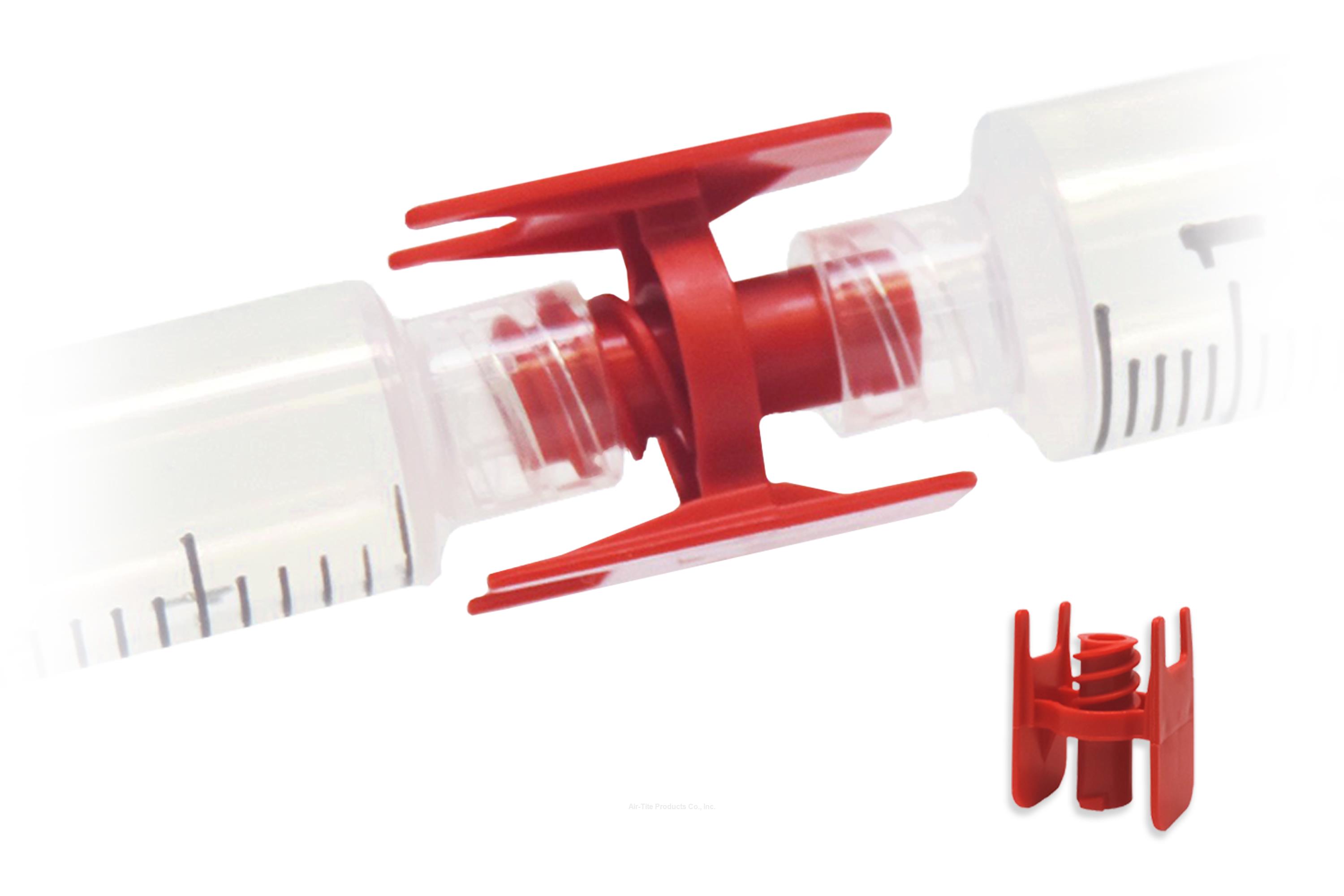 Syringe Connector H Transfer F/ML or Slip Luer 50 CONNECTOR H TRANSFER RED STR F/ML OR SLIP LUER 50