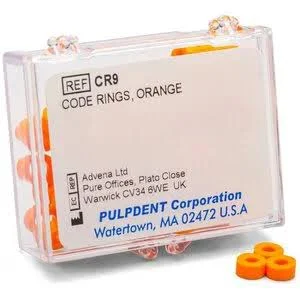 Code Rings Orange 50/Pk