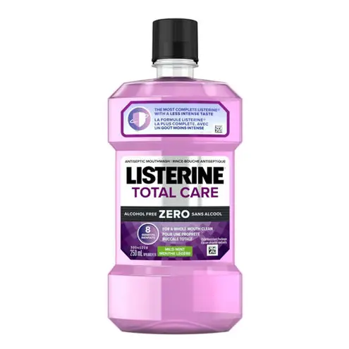 Listerine Total Care Zero Anticavity Mouthwash Fresh Mint 1L Ea