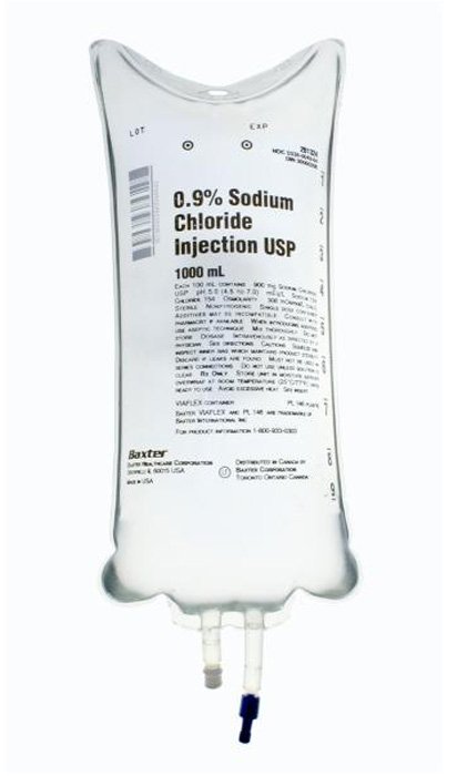 INJECTION NACL 0.9% 1000ML VIAFLEX 14/CS Baxter Healthcare Corporation