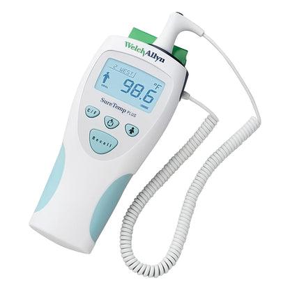 SureTemp Plus 690 Electronic Thermometer Reusable Dual Scale Oral Probe 3 AA Battery Each