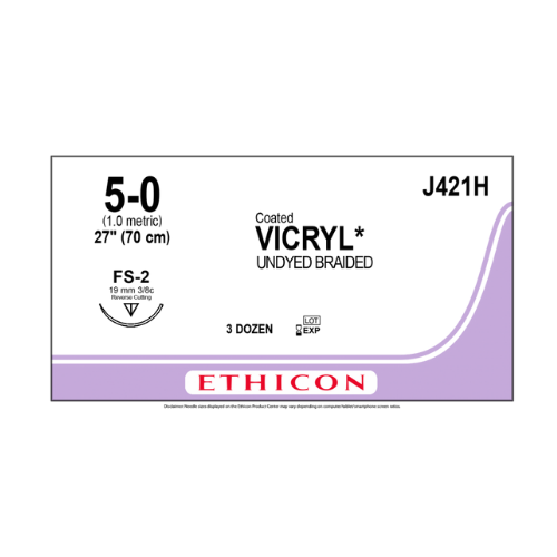 SUTURE, VICRYL UD BR CT 5-0 2 7" FS2 (36/BX) Ethicon - Suture 243