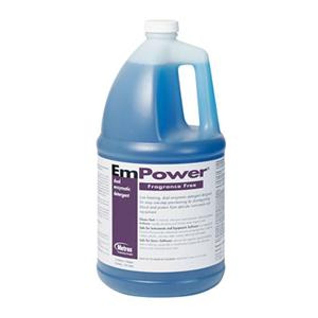 EmPower Multi Enzyme Detergent Bottle 1 Gallon Fragrance Free 1/Ga, 4 EA/CA Metrex Research Corp