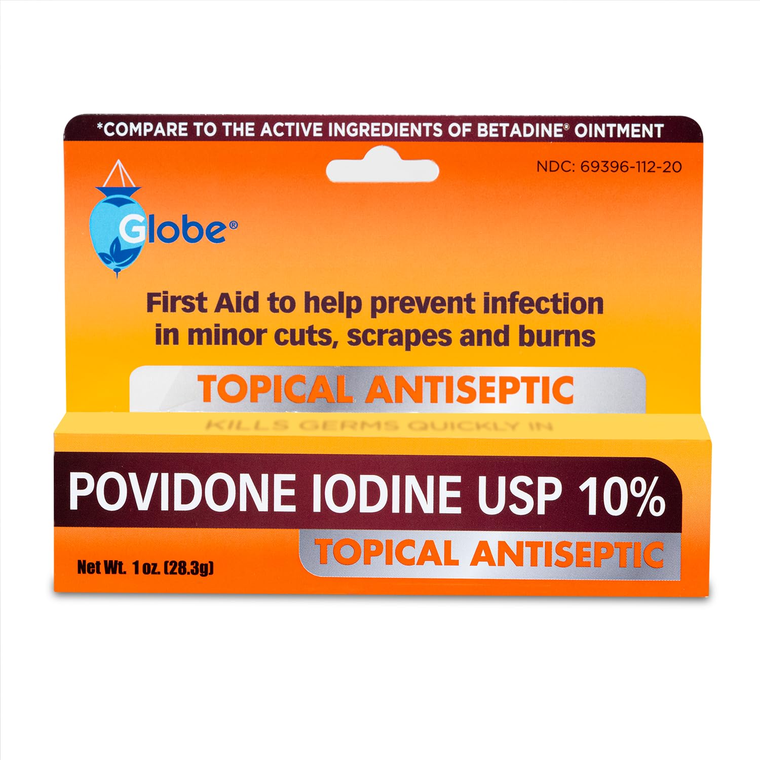 Antiseptic Povidone-Iodine Ointment 1 oz. POVIDINE IODINE, OINT 10% 1OZ