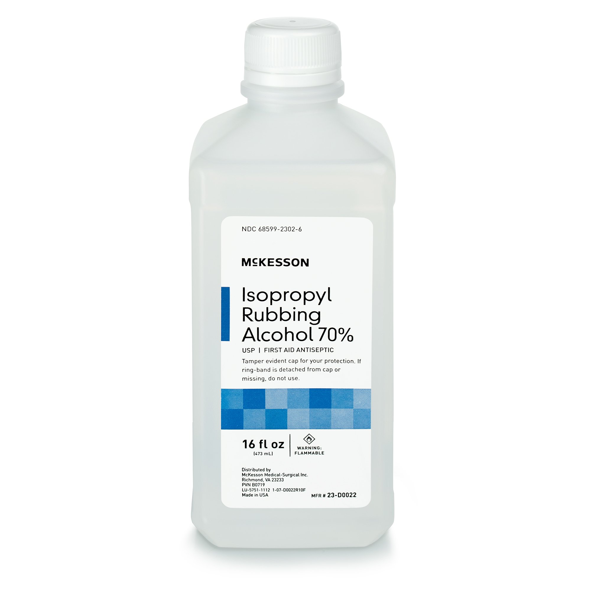 ALCOHOL ISOPROPYL 70% 16OZ (12/CS) Mckesson Medical and Surgical Inc 23-D0022