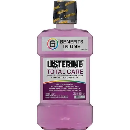 Listerine Total Care Anticavity Mouthwash 1 Liter Bottle, 6/Case