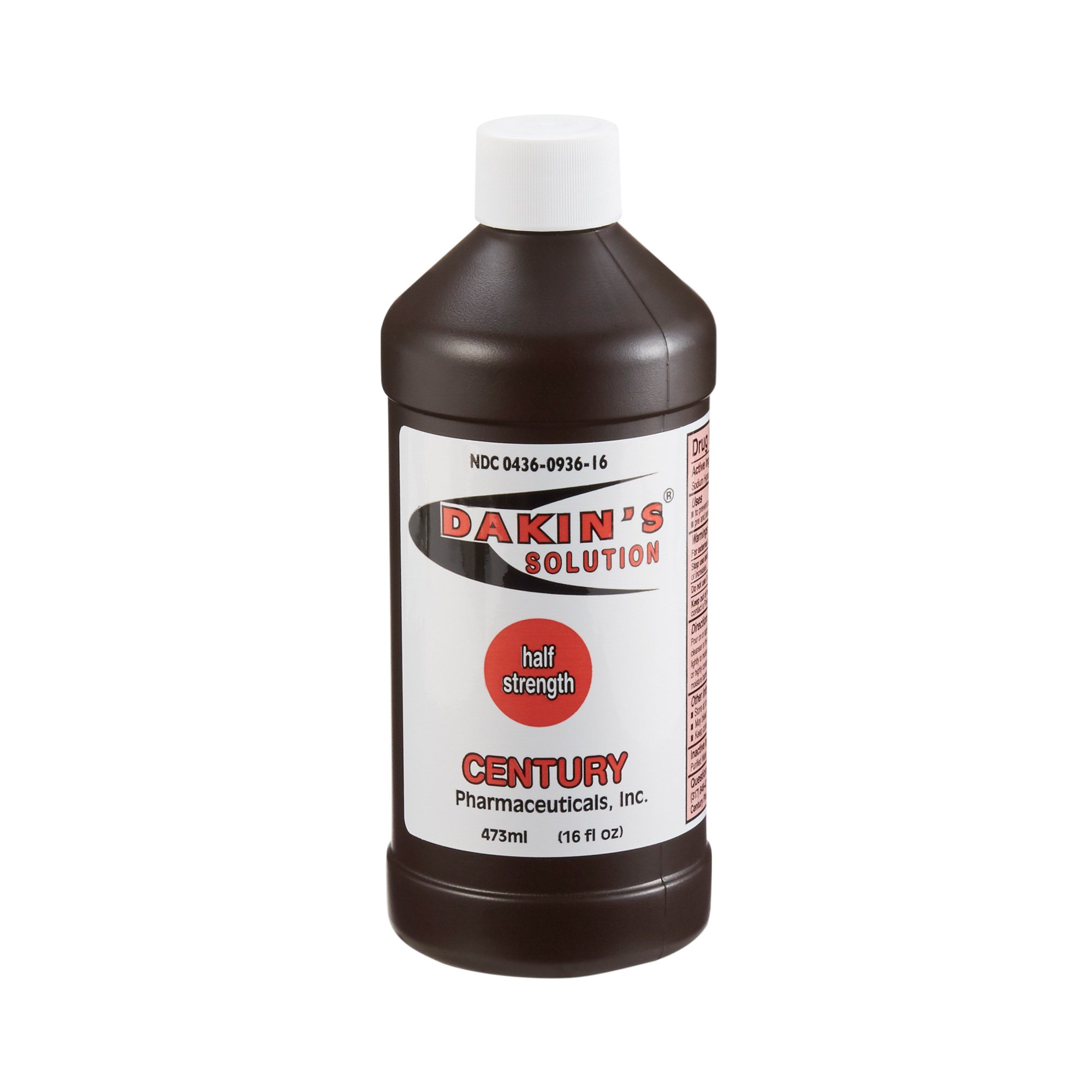 Wound Cleanser Dakin's® Solution Half Strength 16 oz. Twist Cap Bottle NonSterile Antimicrobial 3517