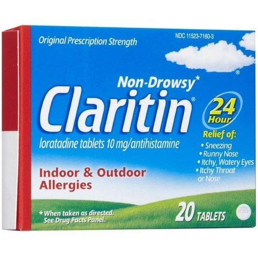 Claritin Allergy Oral Tablets 10mg 20/Box Bayer Consumer Products