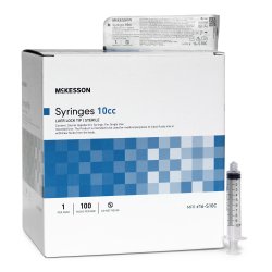 General Purpose Syringe McKesson 10 mL Luer Lock Tip Without Safety