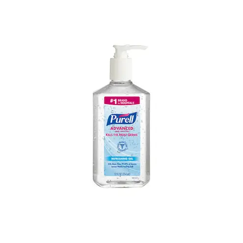 Purell Advanced Gel Sanitizer 12 oz Pump Bottle Ea