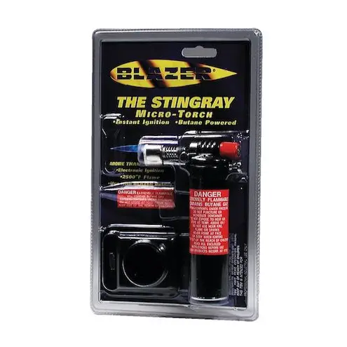 The Stingray GB4001 Butane Micro Torch - Blue Handle