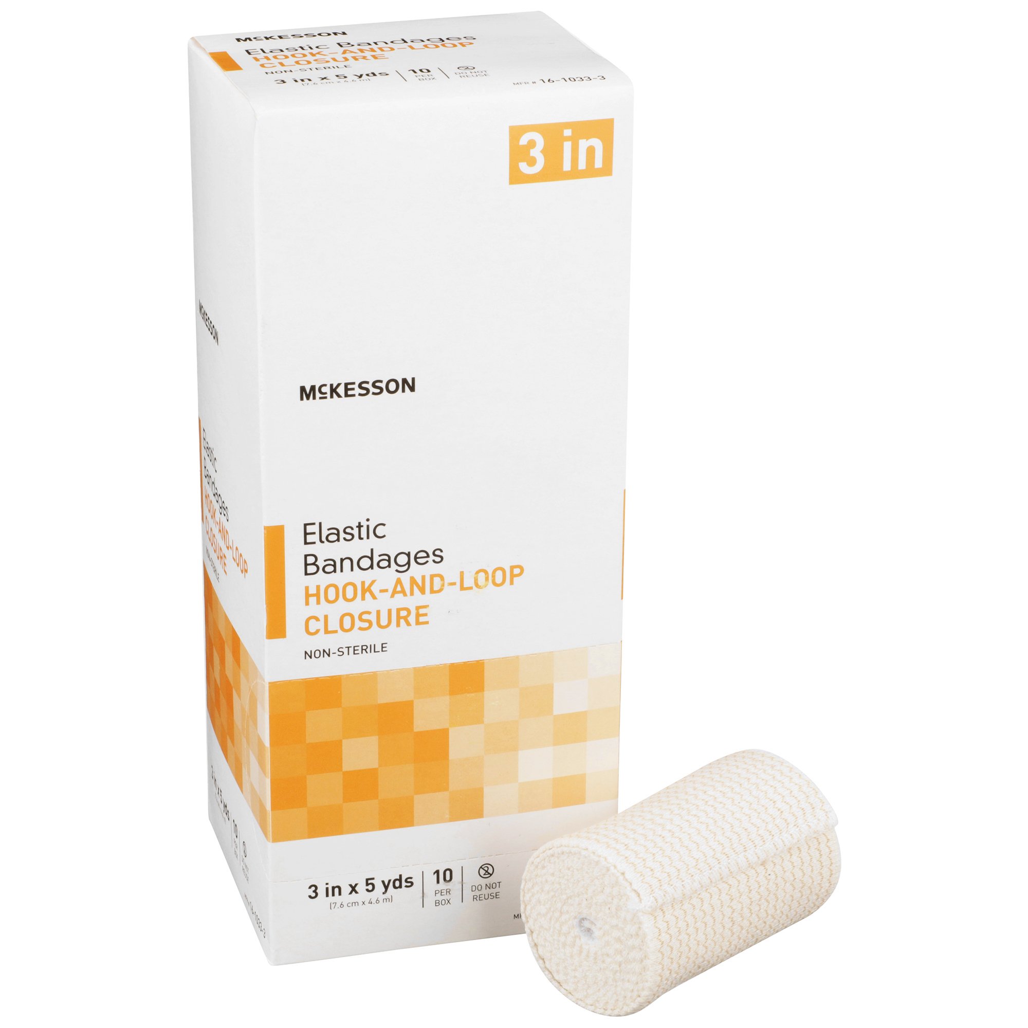 3 in x 5 yds Elastic Bandages Mckesson Medical Surgical
