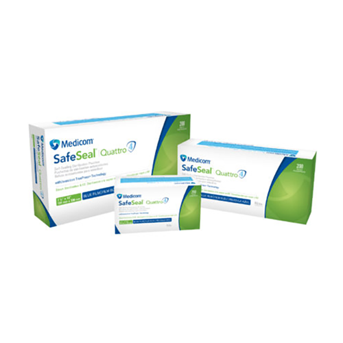 SafeSeal Quattro Sterilization Pouch Safe Seal 5.25 in x 10 in 200/Bx