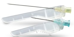 Safety Hypodermic Needle SurGuard3™ 1/2 in Length 30 Gauge Regular Wall Hinged Safety Needle