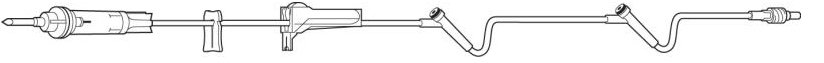 Primary IV Administration Set Interlink® Gravity 2 Ports 60 Drops / mL Drip Rate Without Filter 92