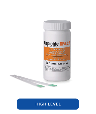 Rapicide OPA/28 High Level Disinfectant Test Strip 50/Box, 2 BX/CA Crosstex International