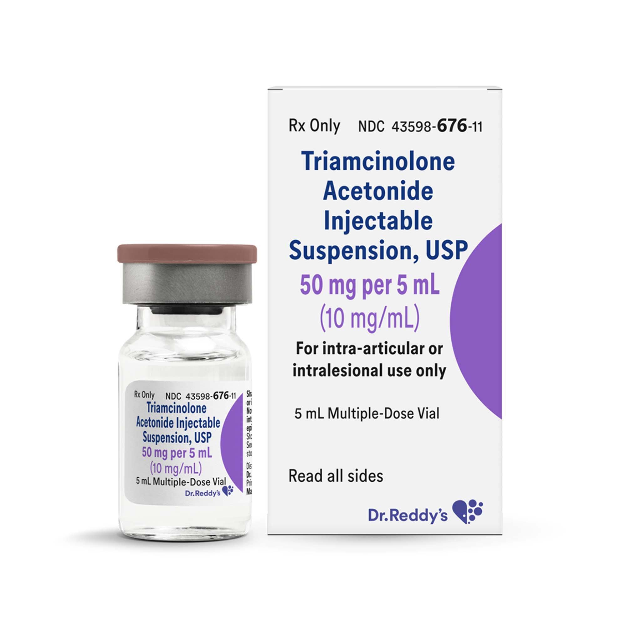 Triamcinolone Acetonide Injection 10mg/mL MDV 5mL Each Dr. Reddy's Laboratories