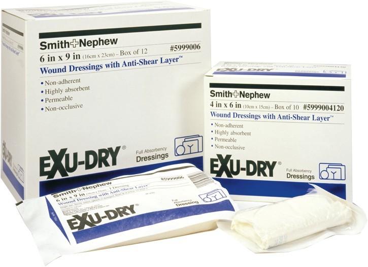 Exu-Dry Rayon/Cellulose Wound Dressing _ Multi-Layer Ster Non-Adherent Natural Rubber Latex 5999FM1