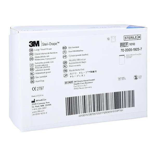 Steri-Drape 23x17" Sterile Utility Drape Non-Fenestrated, 4 BX/CA 3M Medical Products
