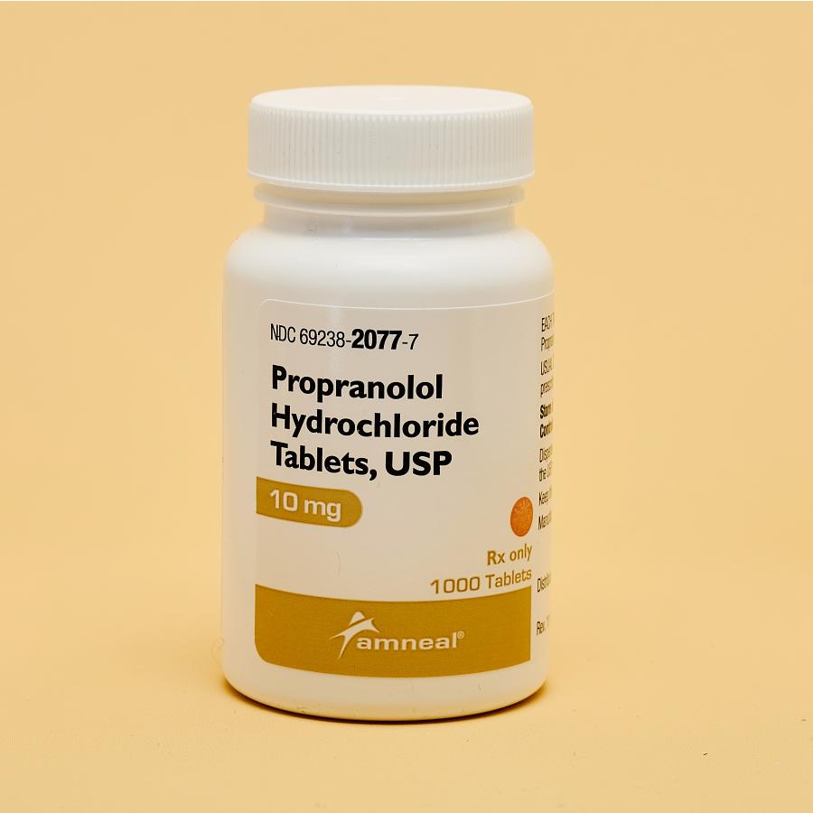 Propranolol HCl Tablets 10mg Bottle 100/Bottle Each Amneal Pharmaceuticals