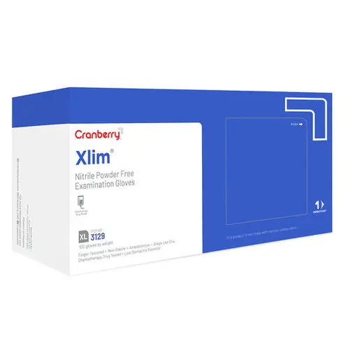 Xlim® Nitrile Exam Gloves – X-Large 100/Bx