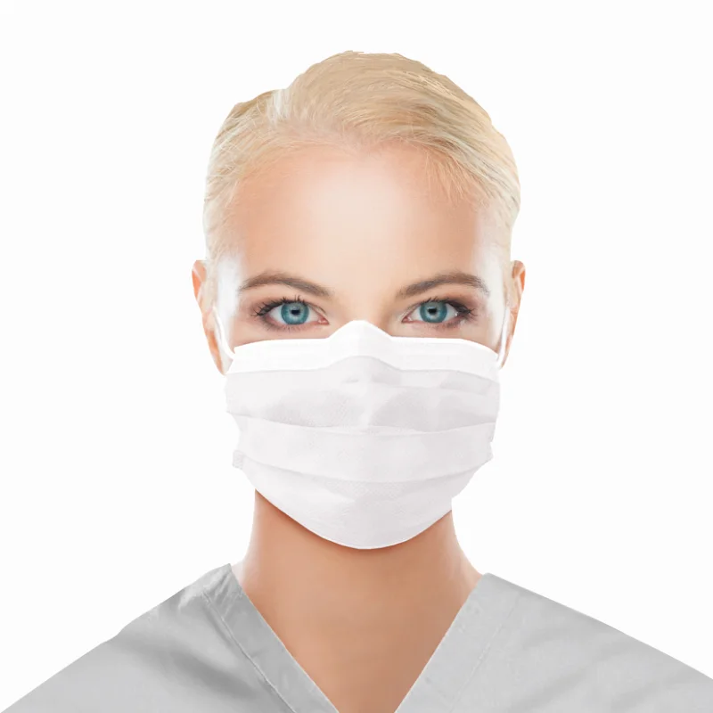 MASK FACE LEVEL 3 EARLOOP WHTE 50/BX 20BX/CS Dukal Corporation