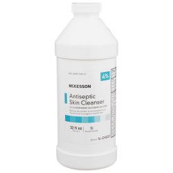 Antiseptic Skin Cleanser McKesson 32 oz. Bottle 4% Strength CHG (Chlorhexidine Gluconate)
