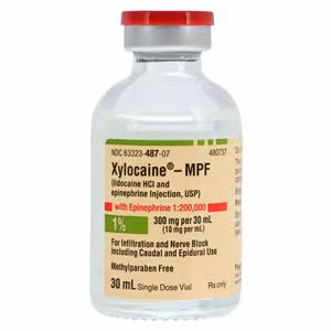XYLOCAINE 1% EPI 1200000 SDV 25X30ML FRESENIUS KABI 63323-487-37