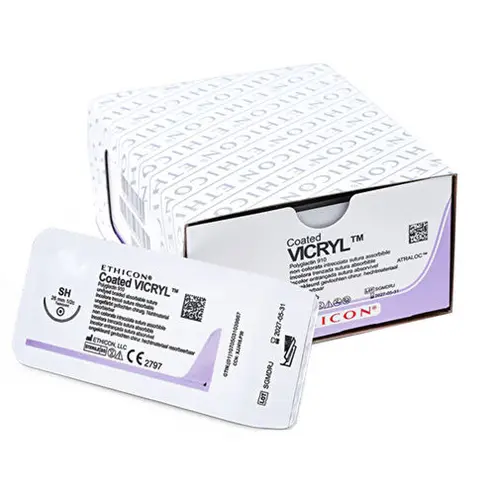Suture Vicryl Violet P3 4/0 18'' 12/Bx