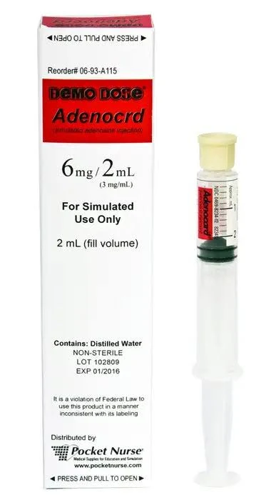 Adenosine, 6mg/2mL, Vial