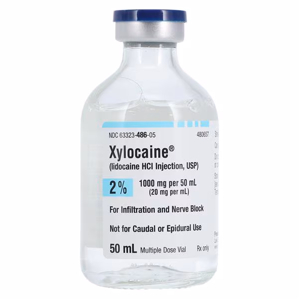 XYLOCAINE 2 % MDV 25X50 ML FRESENIUS KABI