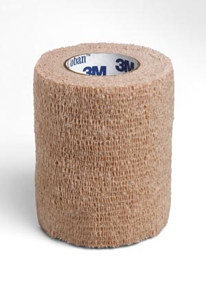COBAN SELF ADHERENT WRAP TAN 3X5YD 24/CS 3M Health Care