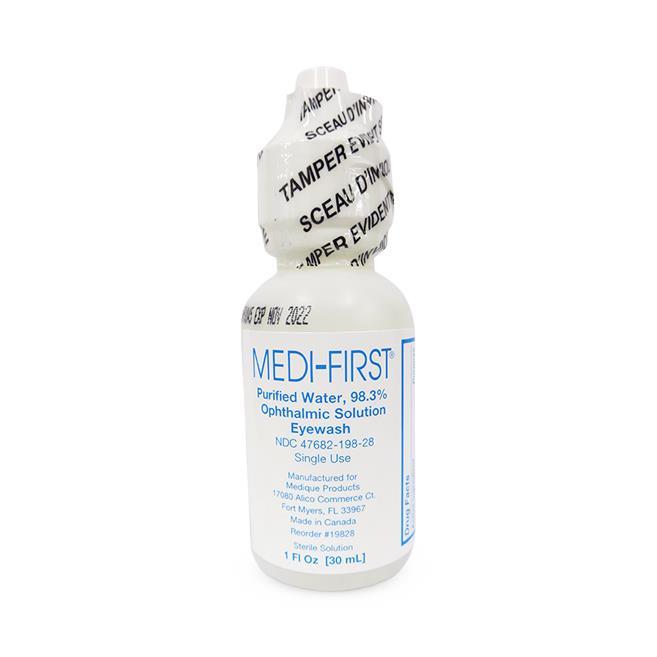 Medi-First Eye Wash 98.3% 1oz/Bottle Medique Products