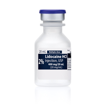 LIDOCAINE 2% HCL 20MG 50ML VIAL 25/BX