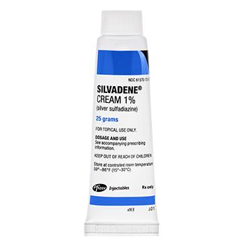 Silver Sulfadiazene Topical Cream 1% Tube 25gm Each Ascend Laboratories LLC
