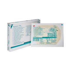 Transparent Film Dressing 3M™ Tegaderm™ 4x4-3/4 in Frame Style Delivery Rectangle Sterile