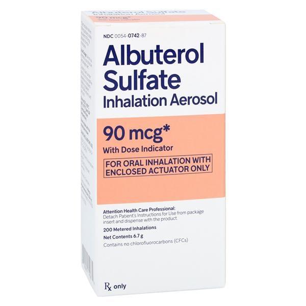 Albuterol Sulfate HFA Inhalation Aerosol 90mcg Inhaler 6.7gm Each Hikma Pharmaceuticals USA