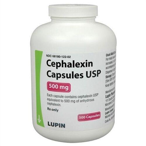Cephalexin Capsules 500mg Bottle 500/Bottle Each Aurobindo Pharma USA, INC