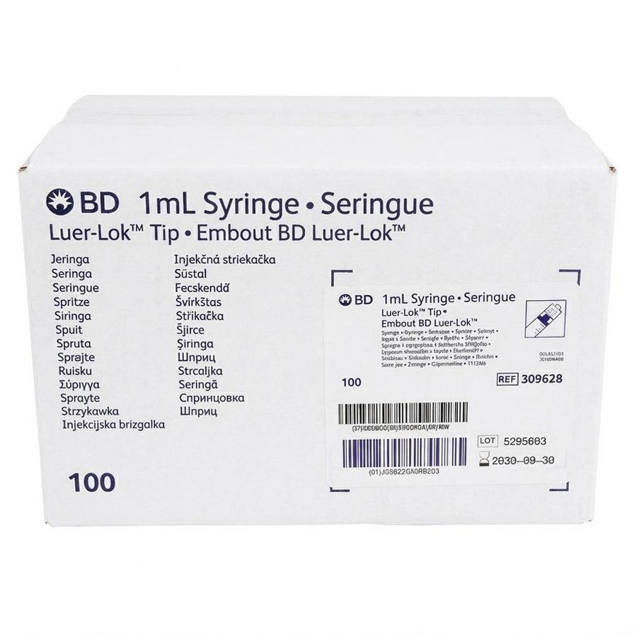 General Use Syringe 1cc No Dead Space w/o Needle Sterile Disposable 100/Box, 8 BX/CA